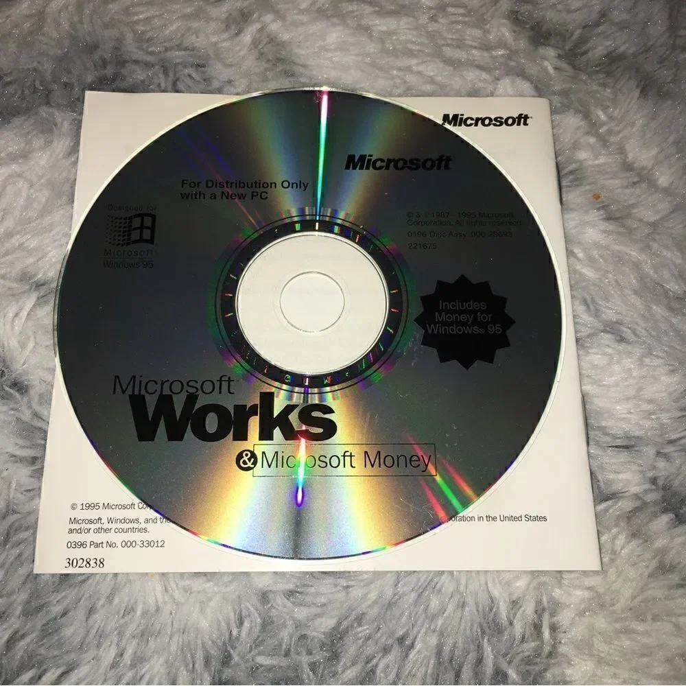 Microsoft Works 4.0 and Money 95 for Windows 95